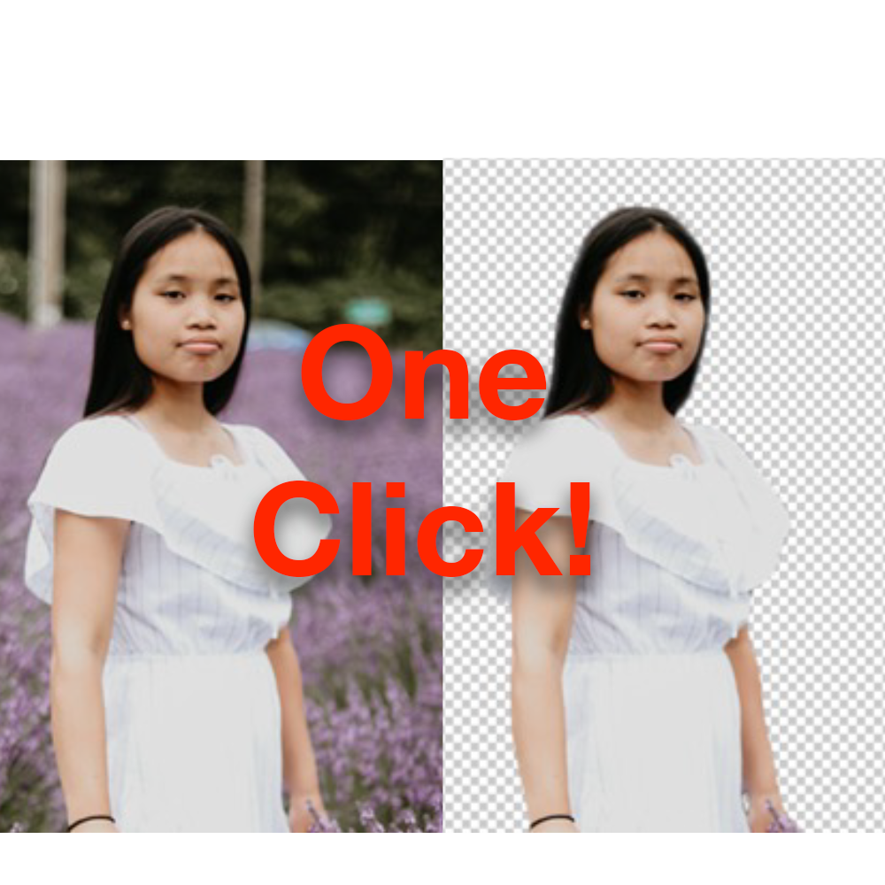 one click photoshop background removal