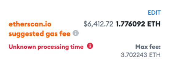 if the gas fees are super high, it means the nft mint has been finished, or it hasn't started yet.