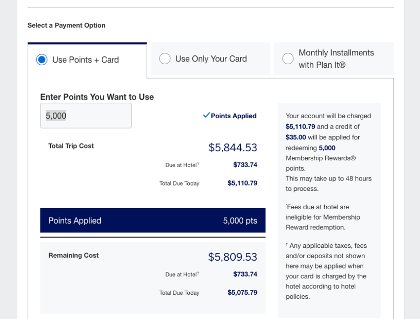 but amex points on the amex travel portal can sometimes lead to bad deals